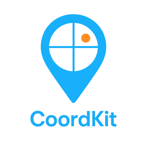 CoordKit TravelGeo pin logo